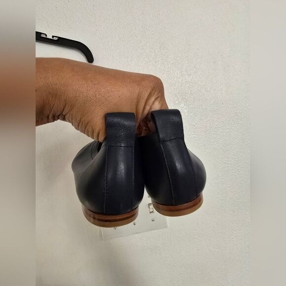 New Essen The Foundation Flat - Navy Size US 7.5 Leather - Picture 5 of 12
